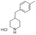 PIPERIDINE, 4-[(4-METHYLPHENYL)METHYL]-, HYDROCHLORIDE Structure