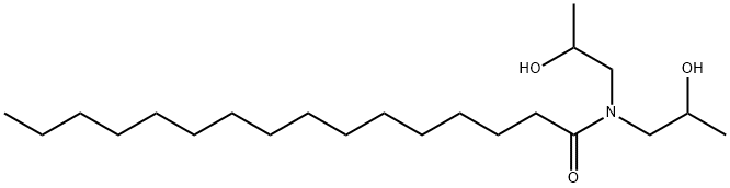 N,N-Bis(2-hydroxypropyl)hexadecanamide,16516-37-3,结构式