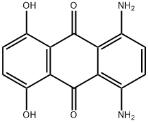 1,4-Diamino-5,8-dihydroxy-9,10-anthracenedione, 16517-70-7, 结构式
