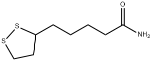 thioctic acid amide 化学構造式