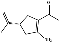 Ethanone, 1-[2-amino-4-(1-methylethenyl)-1-cyclopenten-1-yl]-, (R)- (9CI) 化学構造式