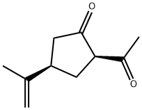 165173-39-7 Cyclopentanone, 2-acetyl-4-(1-methylethenyl)-, (2R-cis)- (9CI)