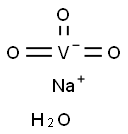 Sodium metavanadate dihydrate 化学構造式