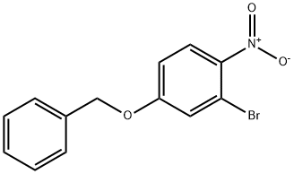 4-Benzyloxy-2-bromonitrobenzene 化学構造式