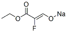 2-Fluoro-3-sodiooxyacrylic acid ethyl ester Struktur