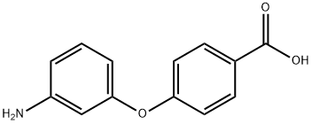 4-(3-Aminophenoxy)benzoic acid Struktur