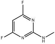 2-Pyrimidinamine,4,6-difluoro-N-methyl- Struktur