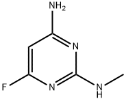 2,4-Pyrimidinediamine, 6-fluoro-N2-methyl- (9CI) 化学構造式