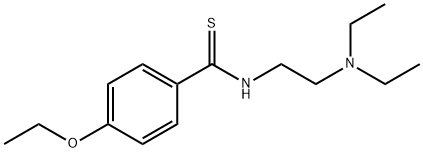 N-[2-(Diethylamino)ethyl]-p-ethoxythiobenzamide Structure
