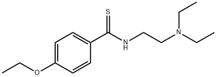 N-[2-(Diethylamino)ethyl]-p-ethoxythiobenzamide,16531-19-4,结构式