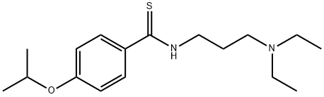 N-[3-(Diethylamino)propyl]-4-isopropoxythiobenzamide 结构式