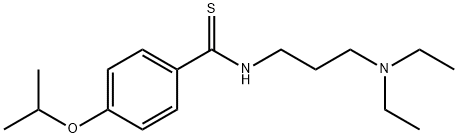 N-[3-(Diethylamino)propyl]-4-isopropoxythiobenzamide,16531-40-1,结构式