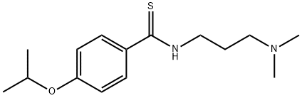 N-[3-(Dimethylamino)propyl]-p-isopropoxythiobenzamide Structure