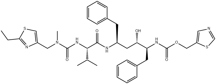 Ritonavir EP Impurity I 化学構造式