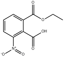 2-CARBOXY-3-ETHYL NITROBENZOATE 化学構造式