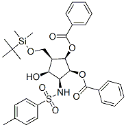 165375-18-8 Benzenesulfonamide, N-2,3-bis(benzoyloxy)-4-(1,1-dimethylethyl)dimethylsilyloxymethyl-5-hydroxycyclopentyl-4-methyl-, 1S-(1.alpha.,2.beta.,3.alpha.,4.beta.,5.alpha.)-