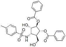 165375-26-8 Benzenesulfonamide, N-3,4-bis(benzoyloxy)-2-hydroxy-5-(hydroxymethyl)cyclopentyl-4-methyl-, 1S-(1.alpha.,2.alpha.,3.beta.,4.alpha.,5.beta.)-