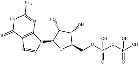 6-thioguanosine 5'-diphosphate Structure