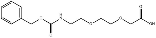 8-苄氧羰基氨基-3,6-二氧杂辛酸, 165454-06-8, 结构式