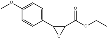 Oxiranecarboxylic acid, 3-(4-methoxyphenyl)-, ethyl ester Struktur