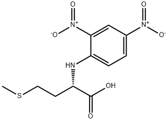 N-2,4-二硝基苯基-DL-蛋氨酸 结构式