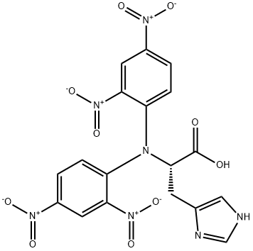 N,N-bis(2,4-dinitrophenyl)-L-histidine Struktur
