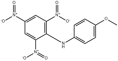 2,4,6-Trinitro-N-(4-methoxyphenyl)aniline 结构式