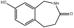 8-HYDROXY-1,2,4,5-TETRAHYDRO-3H-2-BENZAZEPIN-3-ONE Struktur
