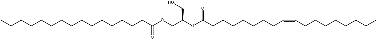 D-1-PALMITIN-2-OLEIN Structure