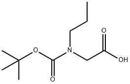 N-PROPYL-N-BOC-GLYCINE Structure