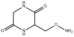 2,5-Piperazinedione,  3-[(aminooxy)methyl]- Structure