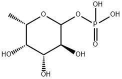 (3,4,5-trihydroxy-6-methyl-oxan-2-yl)oxyphosphonic acid Struktur