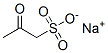 sodium 2-oxopropanesulphonate Structure