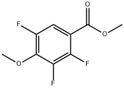 2,3,5-三氟-4-甲氧基苯甲酸甲酯 结构式