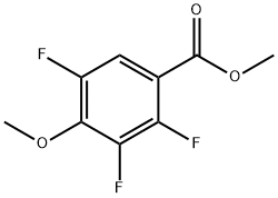 2,3,5-三氟-4-甲氧基苯甲酸甲酯,1656263-44-3,结构式