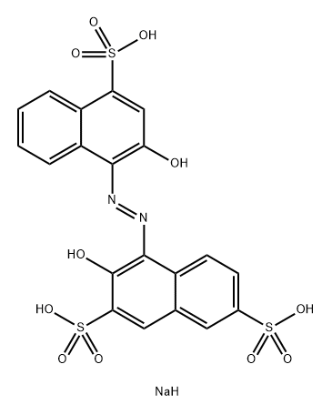 HYDROXY NAPHTHOL BLUE Structure