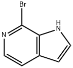 7-ブロモ-1H-ピロロ[2,3-C]ピリジン 化学構造式