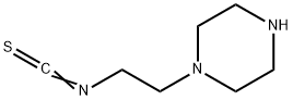 Piperazine, 1-(2-isothiocyanatoethyl)- (9CI) 化学構造式