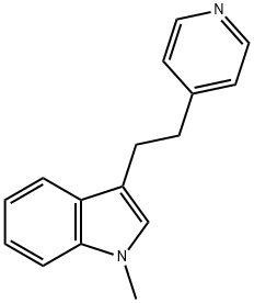 1-methyl-3-[2-(4-pyridyl)ethyl]-1H-indole Structure