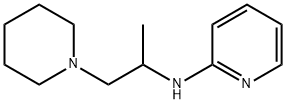 N-[1-methyl-2-(1-piperidyl)ethyl]pyridin-2-amine 结构式