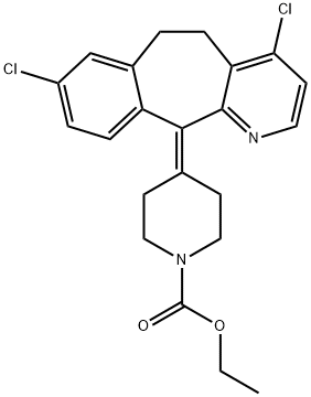 4-chloro-loratadine Struktur