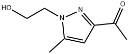 Ethanone, 1-[1-(2-hydroxyethyl)-5-methyl-1H-pyrazol-3-yl]- (9CI) Structure