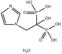 Zoledronic acid hydrate Structure