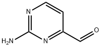 4-Pyrimidinecarboxaldehyde, 2-amino- (9CI) Structure