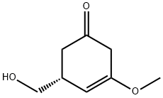 3-Cyclohexen-1-one, 5-(hydroxymethyl)-3-methoxy-, (R)- (9CI)|