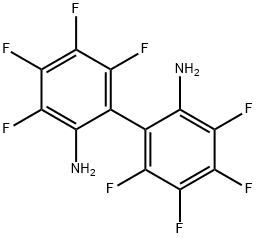 3,3',4,4',5,5',6,6'-Octafluorobiphenyl-2,2'-diamine Struktur
