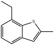 7-エチル-2-メチルベンゾ[b]チオフェン 化学構造式