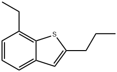 7-エチル-2-プロピルベンゾ[b]チオフェン 化学構造式