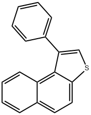 1-Phenylnaphtho[2,1-b]thiophene 结构式