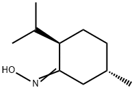 Cyclohexanone, 5-methyl-2-(1-methylethyl)-, oxime, (2R,5S)- (9CI) Structure